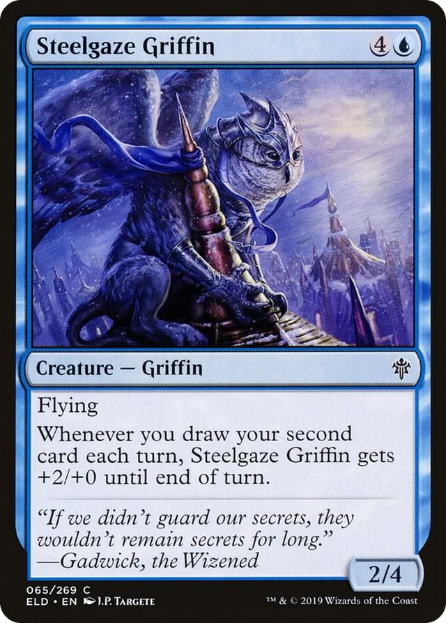 0065 Steelgaze Griffin C Throne of Eldraine