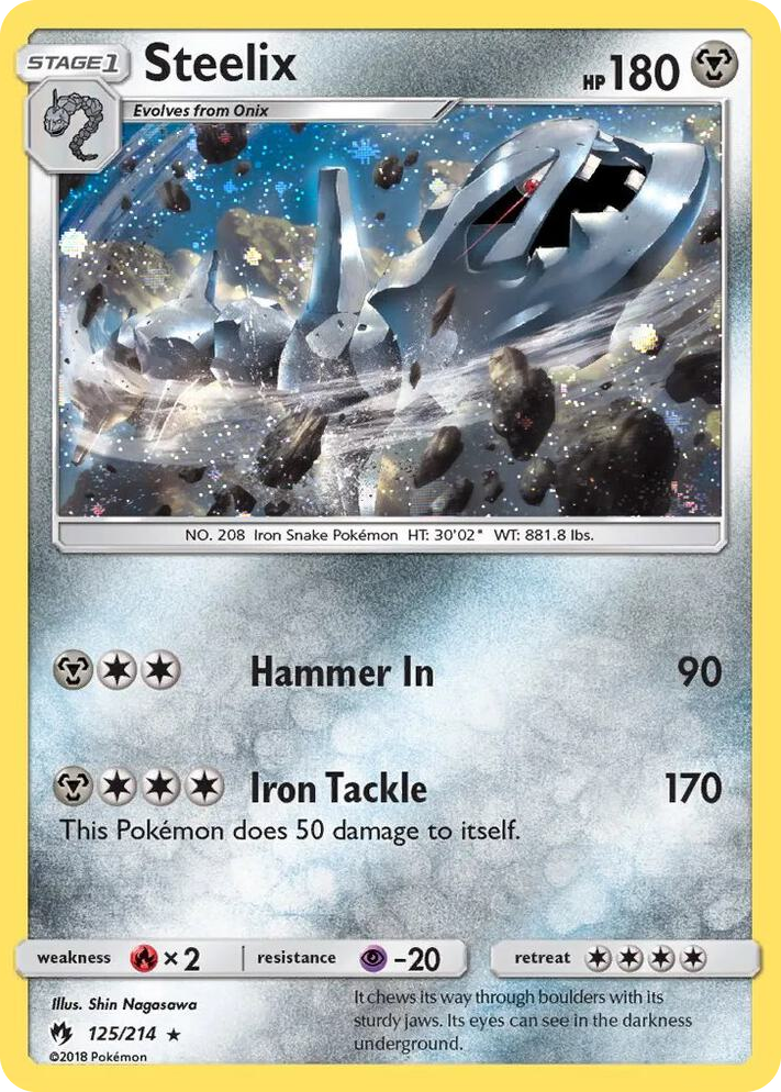 0125 Steelix - 125/214 (Cosmos Holo) Promo Blister Exclusives