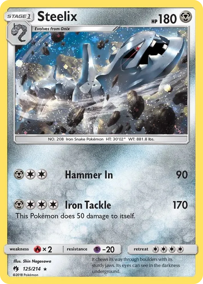 0125 Steelix - 125/214 (Cosmos Holo) Promo Blister Exclusives