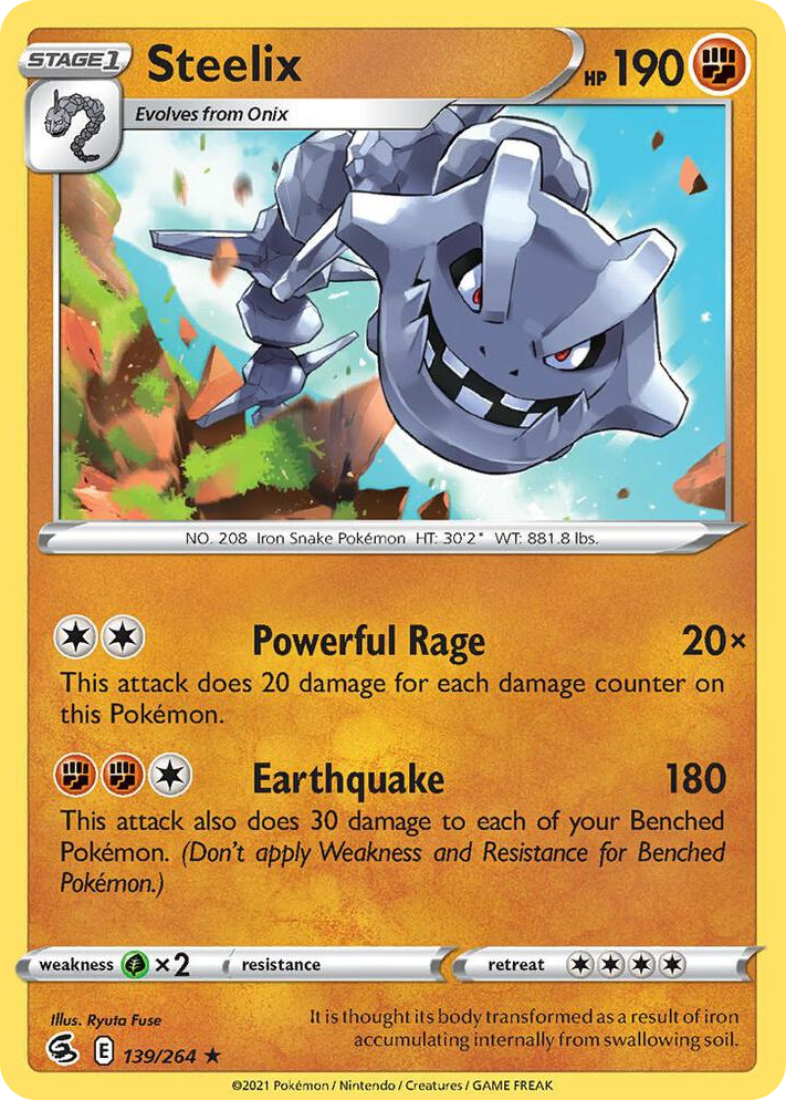 0139 Steelix Rare Deck Exclusives