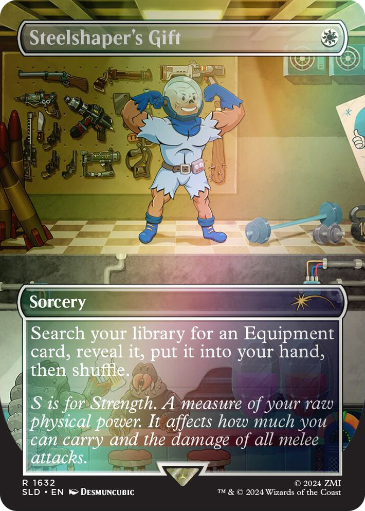 1632 Steelshaper's Gift (Rainbow Foil) R Secret Lair Drop Series