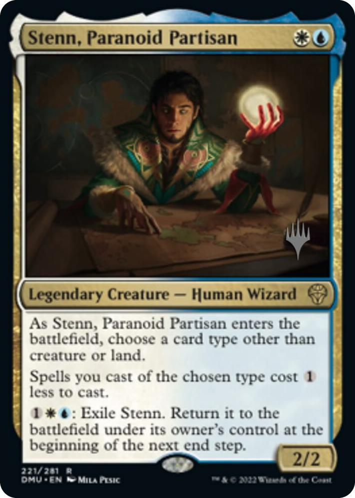 0221 Stenn, Paranoid Partisan R Promo Pack: Dominaria United