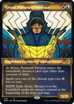 0320 Stenn, Paranoid Partisan (Showcase) R Dominaria United