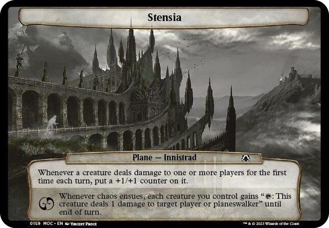 Stensia #159 T - Planechase: March of the Machine Pokemon card