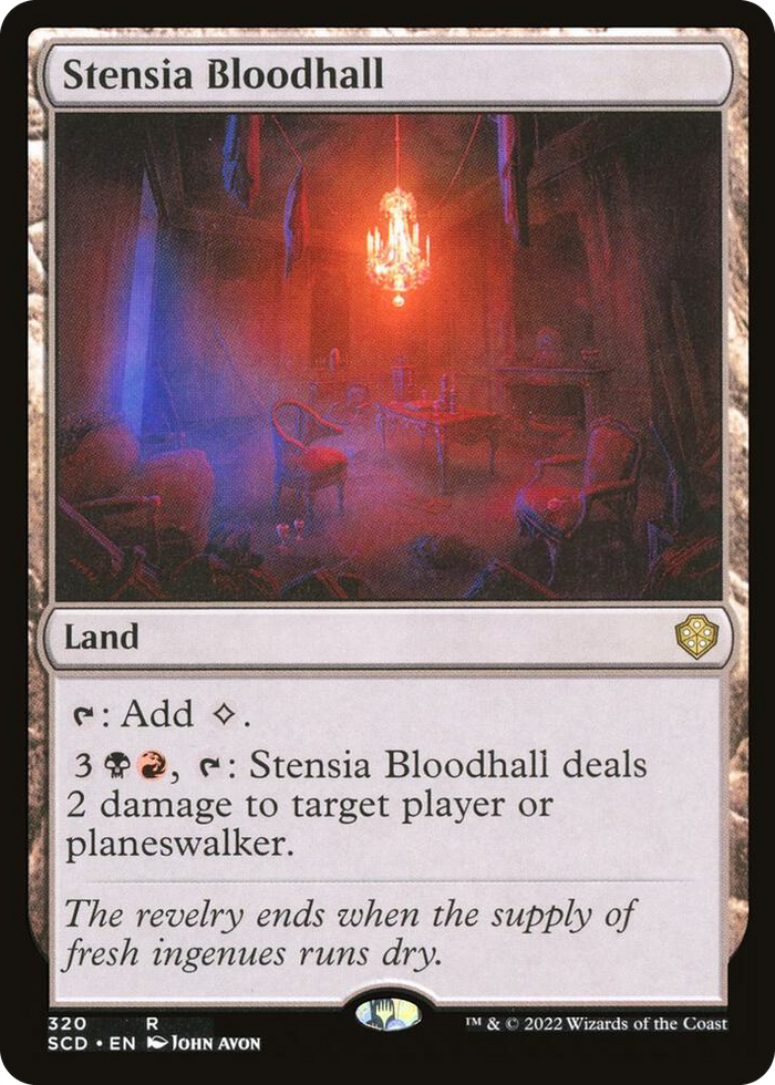 Stensia Bloodhall #320 R - Starter Commander Decks Pokemon card