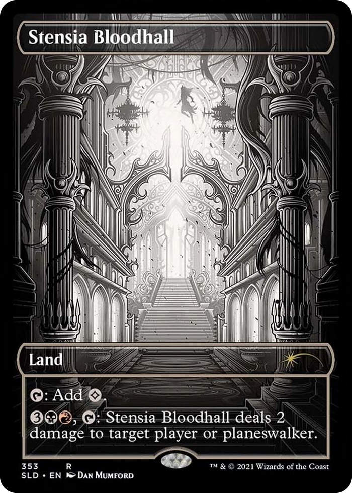 Stensia Bloodhall #353 R - Secret Lair Drop Series Pokemon card