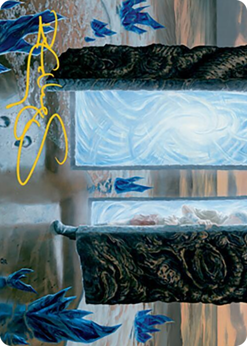 0021 Step Through Art Card (Gold-Stamped Signature) S Art Series: Modern Horizons 2