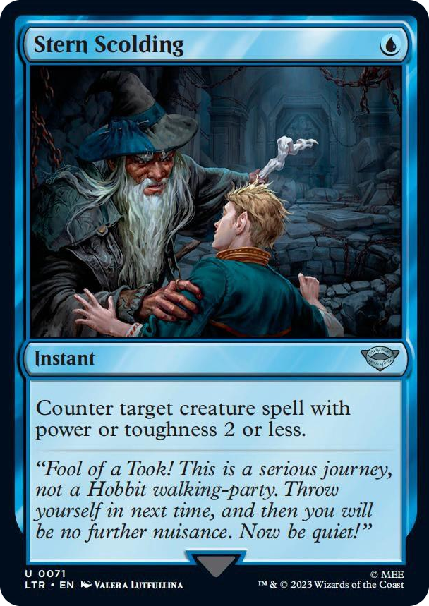 0071 Stern Scolding U Universes Beyond: The Lord of the Rings: Tales of Middle-earth