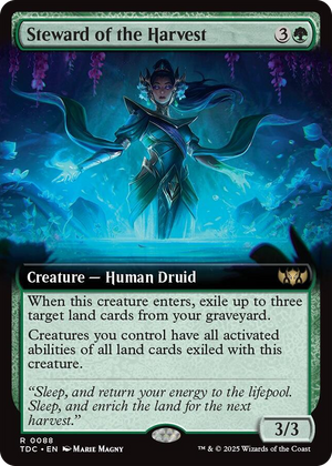 0088 Steward of the Harvest (Extended Art) R Commander: Tarkir: Dragonstorm