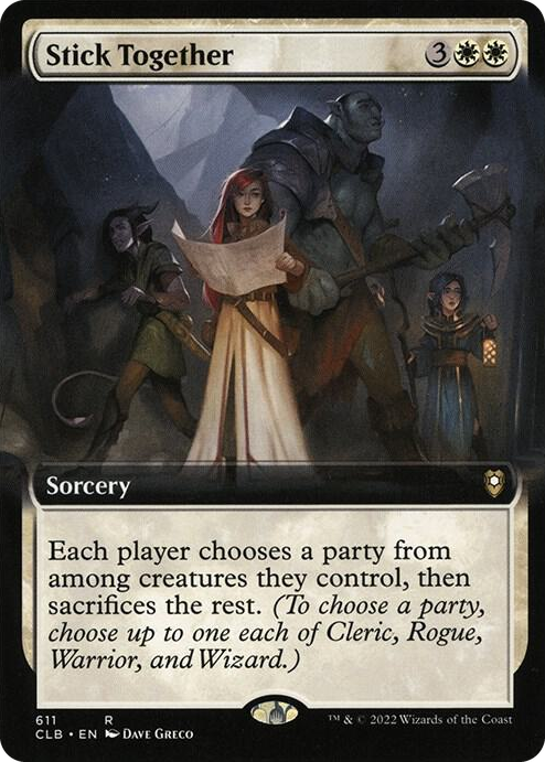 0611 Stick Together (Extended Art) R Commander Legends: Battle for Baldur's Gate