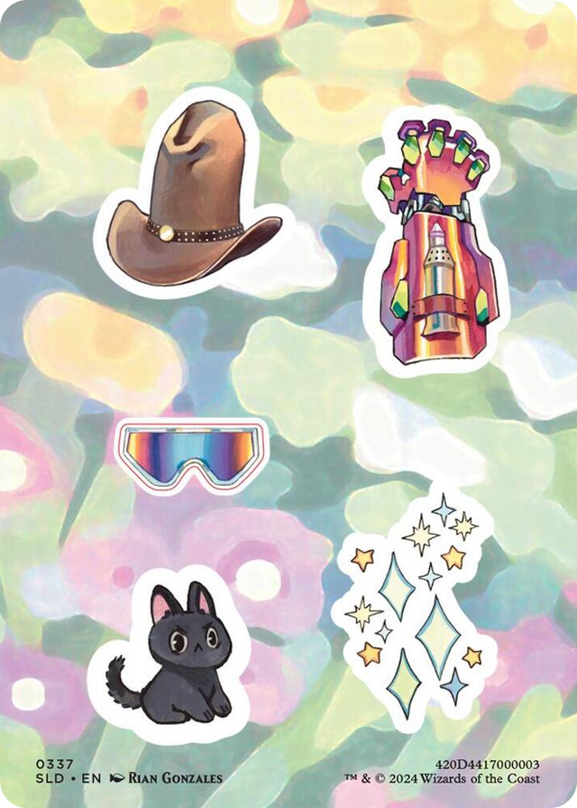 0337 Sticker Sheet (0337) S Secret Lair Drop Series