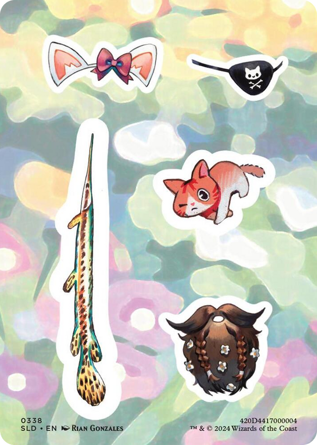 0338 Sticker Sheet (0338) S Secret Lair Drop Series