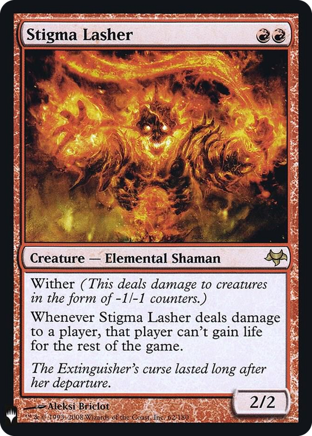0062 Stigma Lasher R The List Reprints