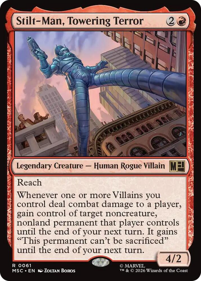 0061 Stilt-Man, Towering Terror R Commander: Marvel Super Heroes