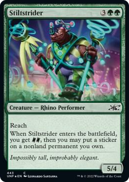 0443 Stiltstrider (Galaxy Foil) C Unfinity