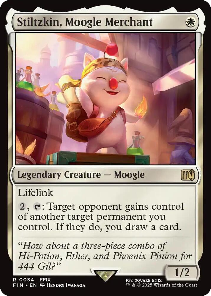 0034 Stiltzkin, Moogle Merchant R FINAL FANTASY