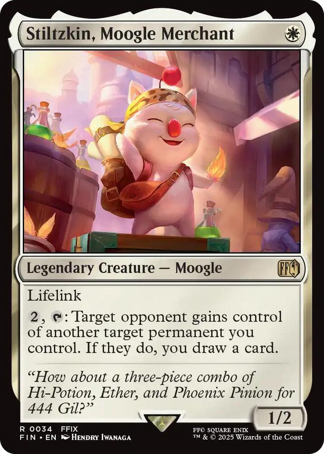 0034 Stiltzkin, Moogle Merchant R FINAL FANTASY