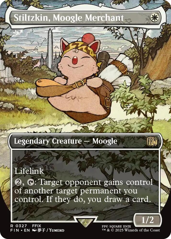 0327 Stiltzkin, Moogle Merchant (Borderless) R FINAL FANTASY