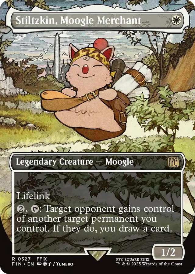 0327 Stiltzkin, Moogle Merchant (Borderless) R FINAL FANTASY