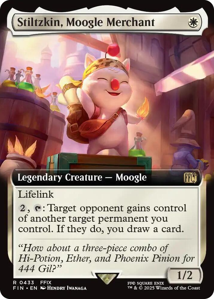 0433 Stiltzkin, Moogle Merchant (Extended Art) R FINAL FANTASY