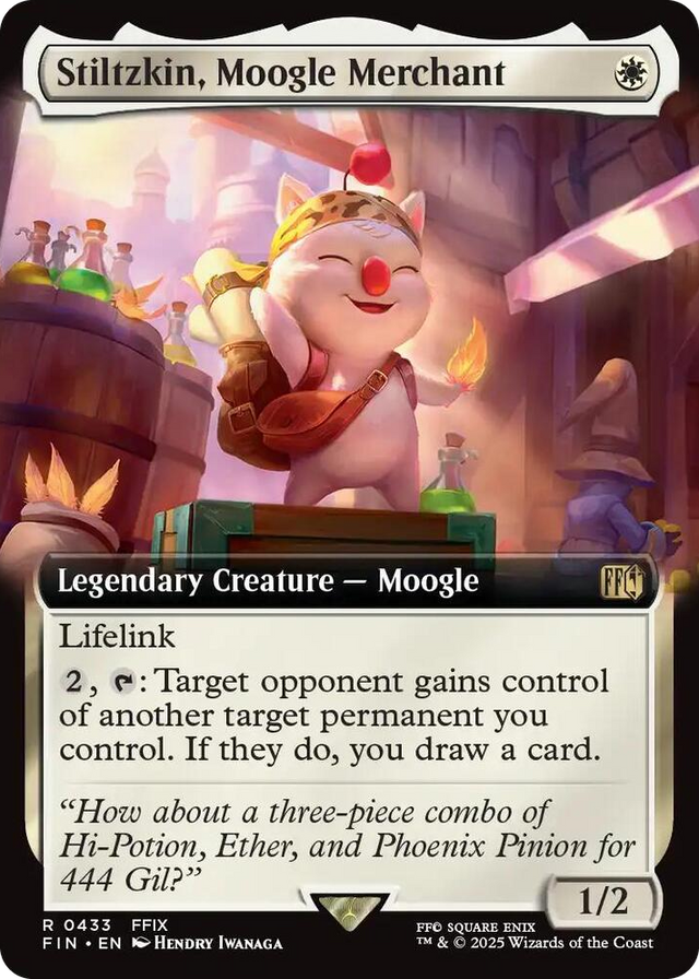 0433 Stiltzkin, Moogle Merchant (Extended Art) R FINAL FANTASY