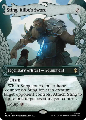 0237 Sting, Bilbo's Sword (Showcase) R The Hobbit
