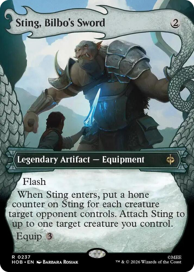 0237 Sting, Bilbo's Sword (Showcase) R The Hobbit