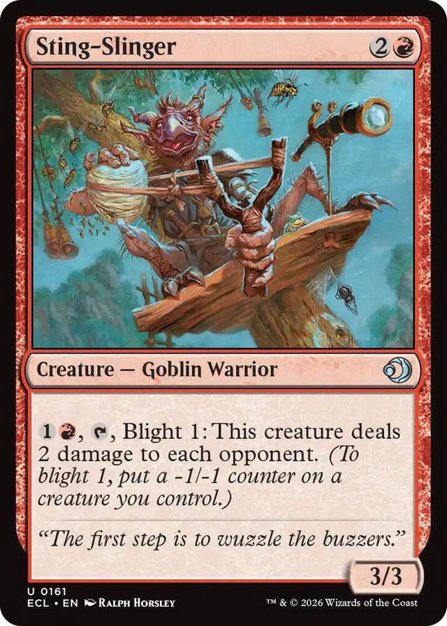 0161 Sting-Slinger U Lorwyn Eclipsed