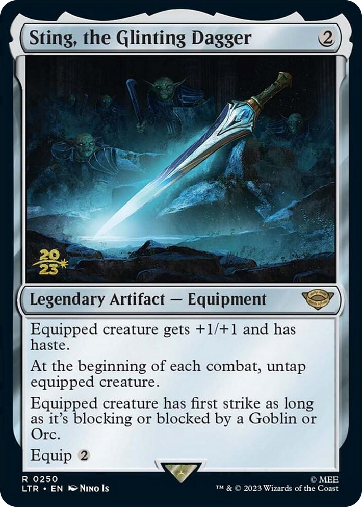 0250 Sting, the Glinting Dagger R Prerelease Cards
