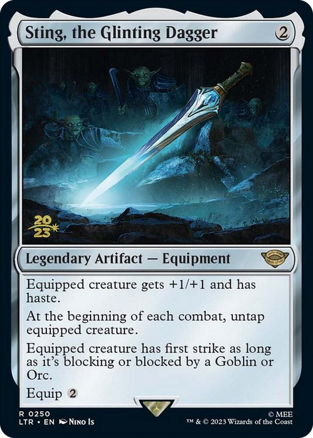 0250 Sting, the Glinting Dagger R Prerelease Cards