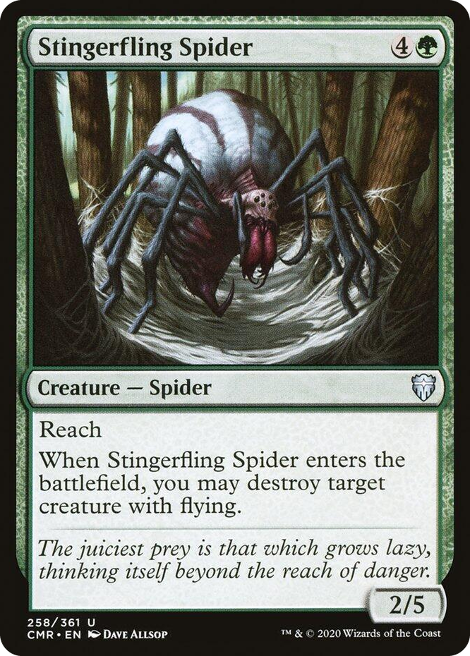 0258 Stingerfling Spider U Commander Legends