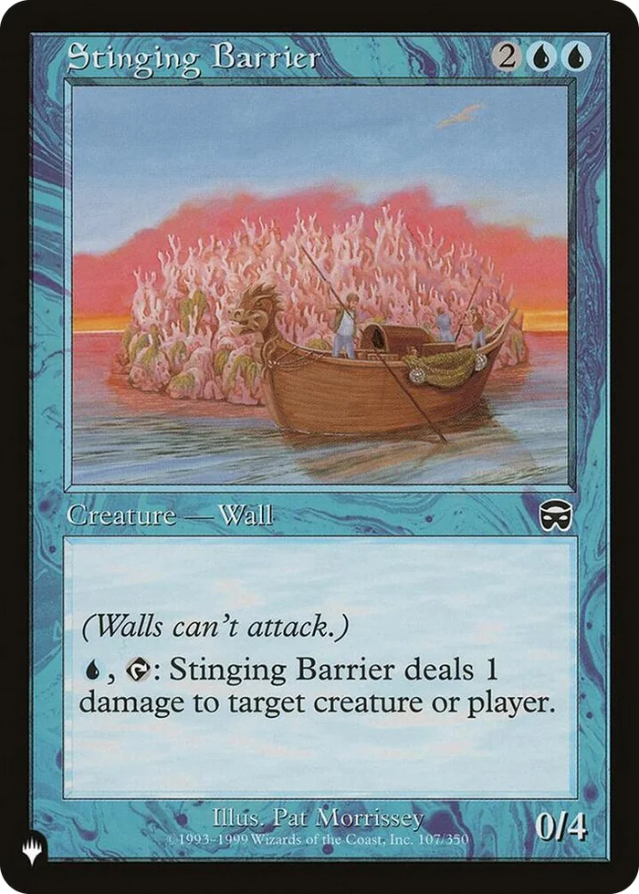 0107 Stinging Barrier C The List Reprints