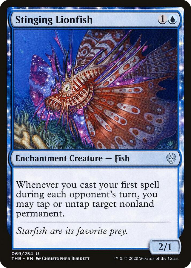 0069 Stinging Lionfish U Theros Beyond Death