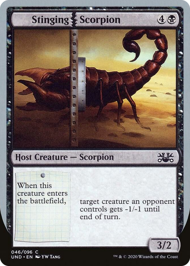 0046 Stinging Scorpion C Unsanctioned