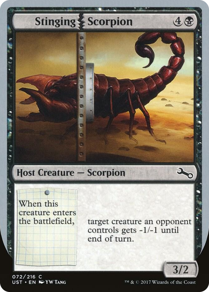 0072 Stinging Scorpion C Unstable