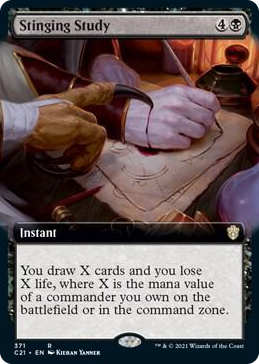 0371 Stinging Study (Extended Art) R Commander 2021