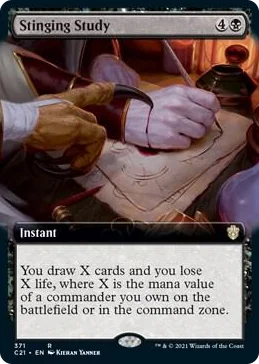 0371 Stinging Study (Extended Art) R Commander 2021