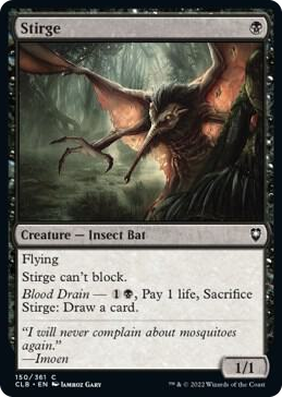 Stirge #150 C - Commander Legends: Battle for Baldur's Gate Pokemon card