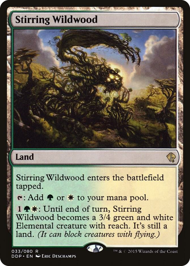 Stirring Wildwood #33 R - Duel Decks: Zendikar vs. Eldrazi Pokemon card