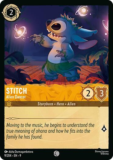 0009 Stitch - Alien Dancer Common Fabled