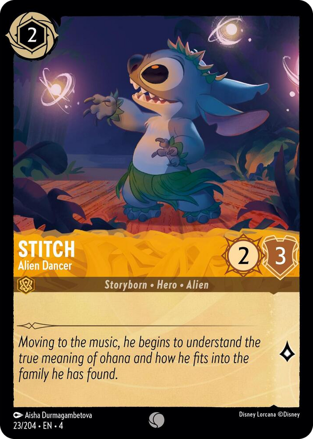 0023 Stitch - Alien Dancer Common Ursula's Return
