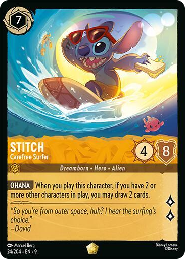 0024 Stitch - Carefree Surfer Legendary Fabled
