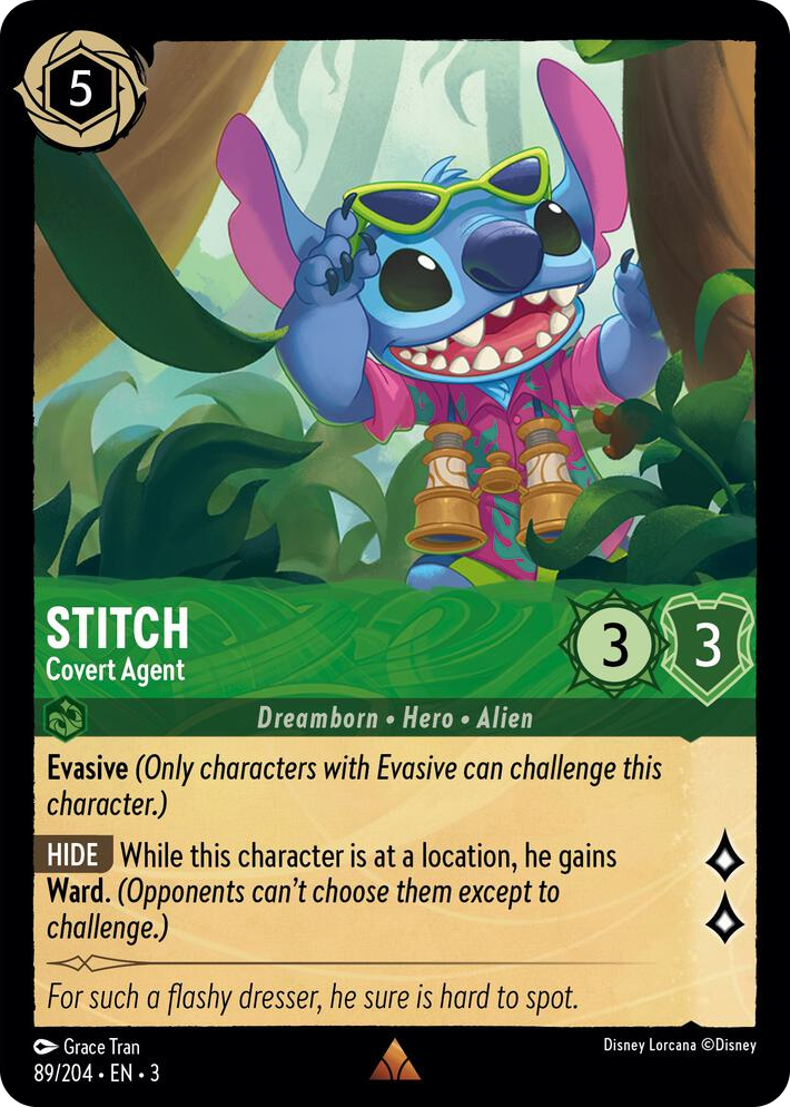 0089 Stitch - Covert Agent Rare Into the Inklands