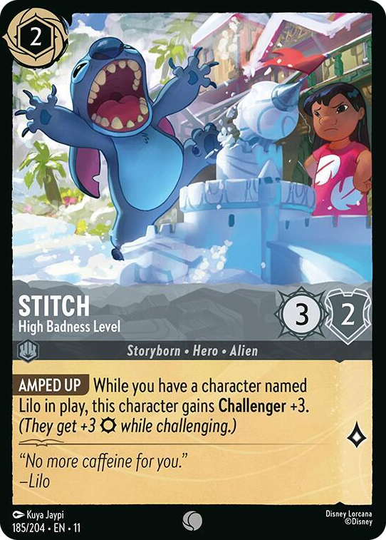 0185 Stitch - High Badness Level Common Winterspell