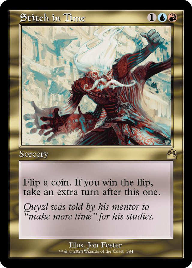 0384 Stitch in Time (Retro Frame) R Ravnica Remastered