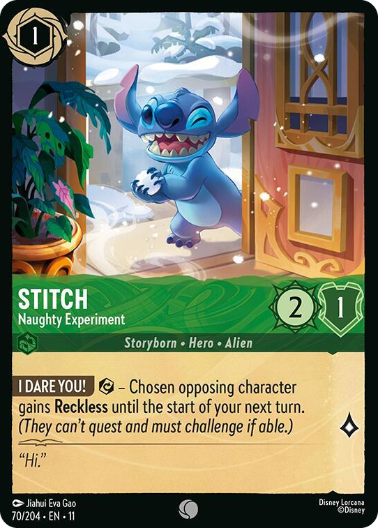 0070 Stitch - Naughty Experiment Common Winterspell