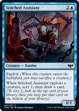 0081 Stitched Assistant C Innistrad: Crimson Vow