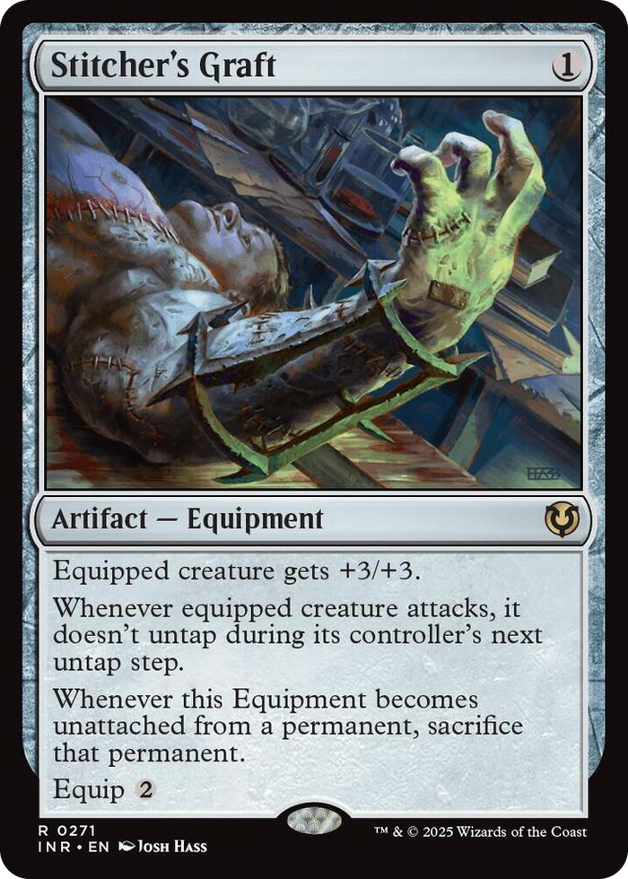 Stitcher's Graft #271 R - Innistrad Remastered Pokemon card