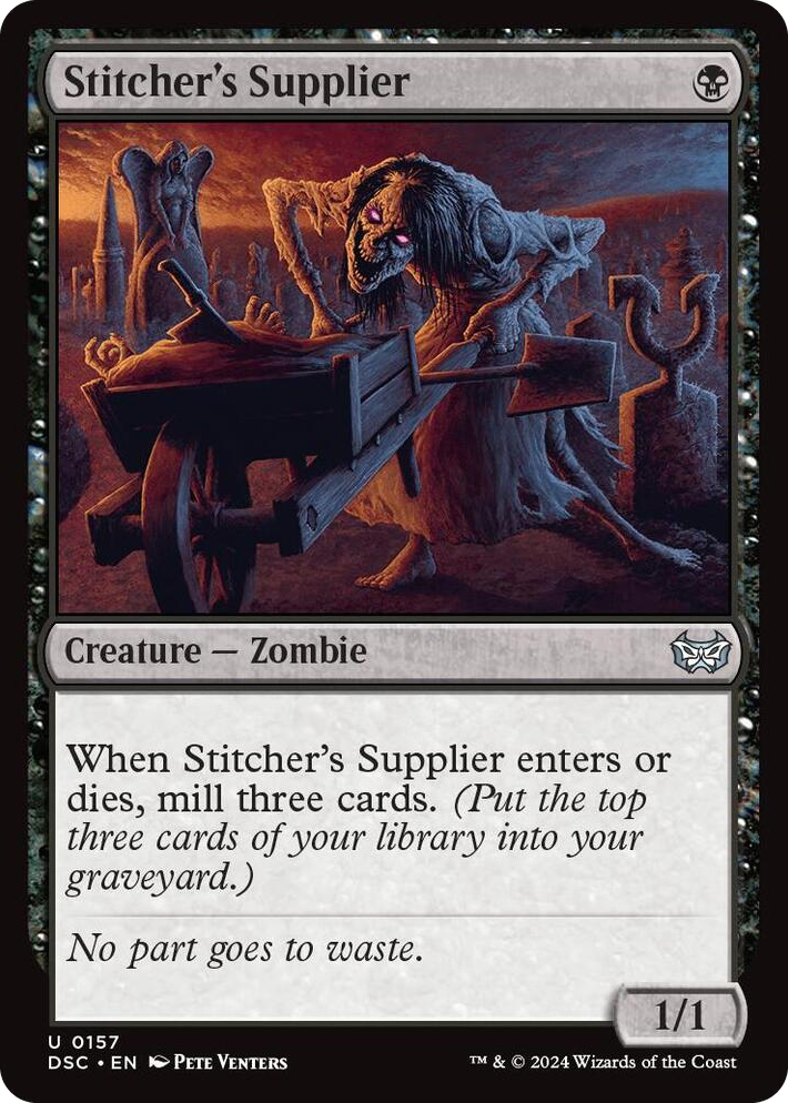 0157 Stitcher's Supplier U Commander: Duskmourn: House of Horror