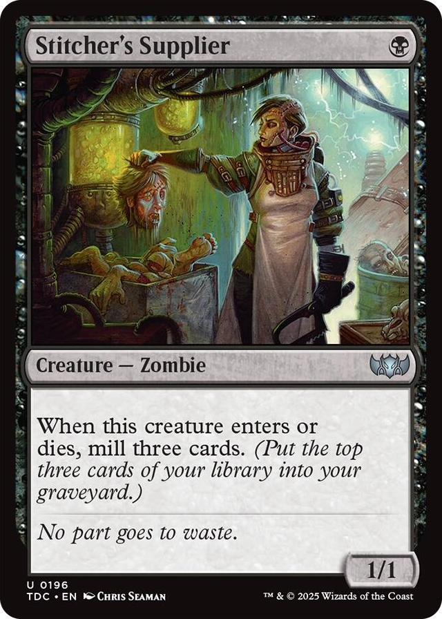 0196 Stitcher's Supplier U Commander: Tarkir: Dragonstorm